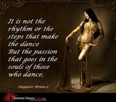 It’s not the rhythm or the steps that make the dance but the passion that goes in the souls of those who dance. 